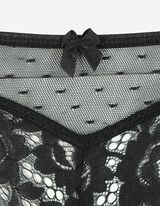 Slipi - Dantelă - Negru