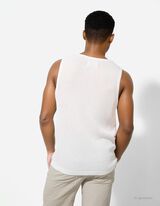 Tanktop - Strick - weiß