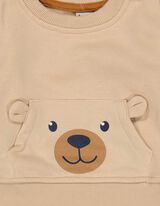 Melegítőfelső - Elülső zseb - bézs