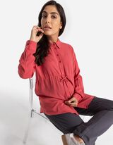 Hemdbluse - Umstandsmode - rot