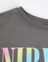 T-shirt - Nirvana - szary