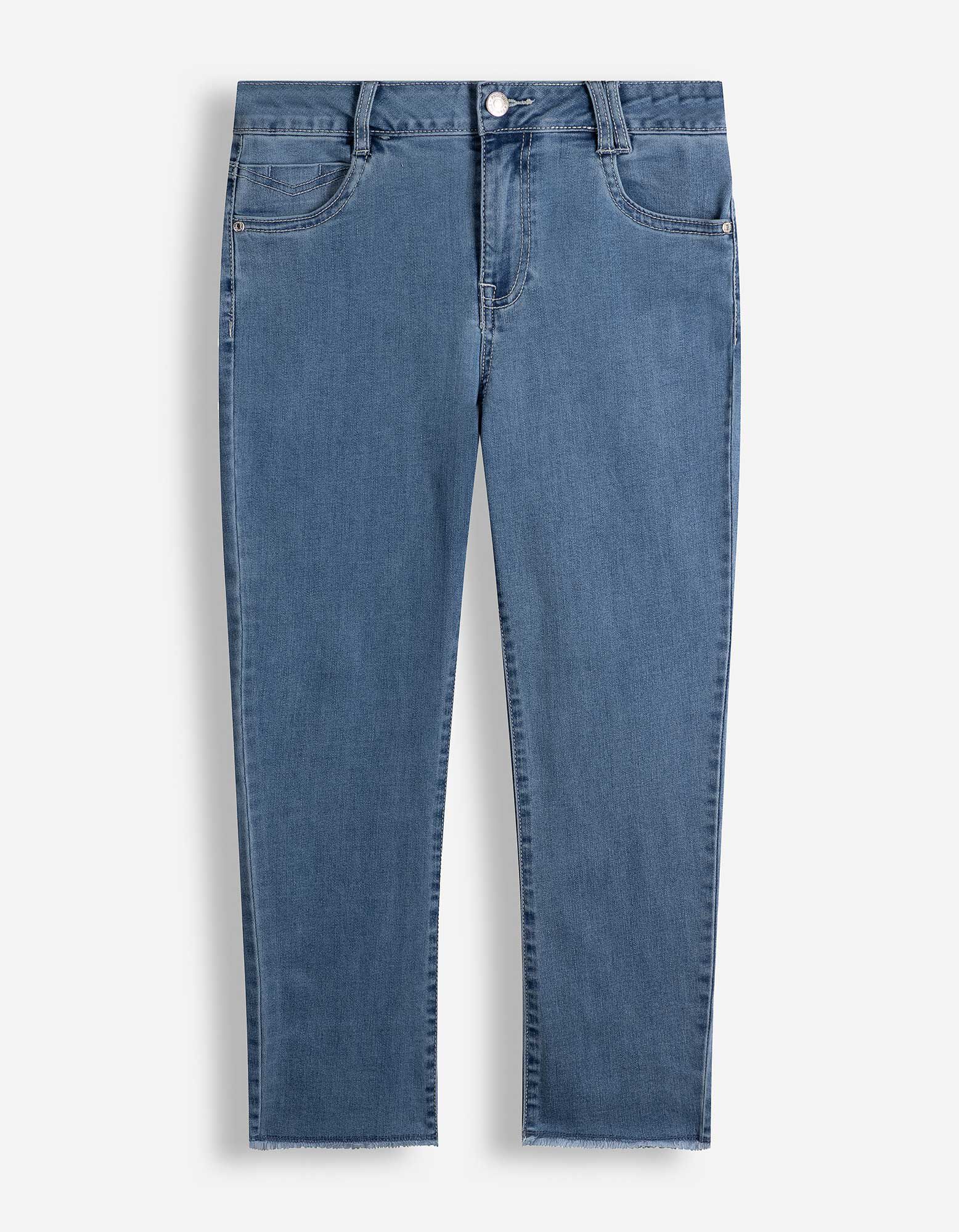 Caprihose - Skinny Fit - blau