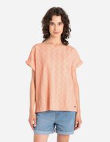 T-Shirt - Ärmel mit fixiertem Aufschlag