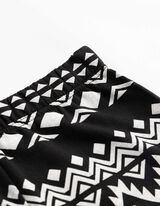 Leggings - Motif norv&eacute;gien - noir
