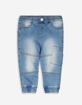 Jeans - Used look - lichtblauw