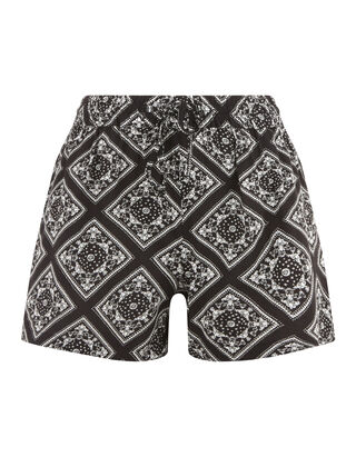 Damen Shorts mit Allover-Muster