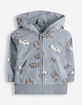 Set aus Top und Hose - Print - hellblau