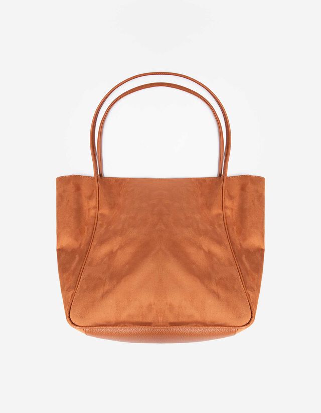 Tasche - einfarbig - braun