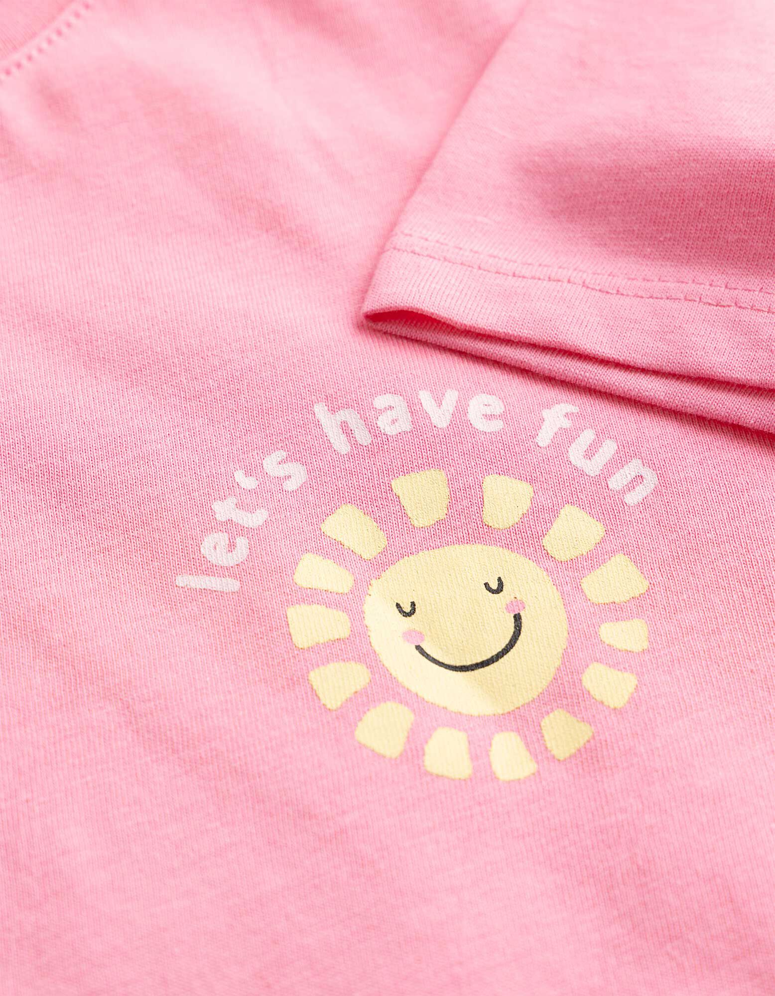 T-Shirt - R&uuml;ckenprint - Pink