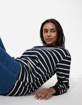 Pullover - n&ouml;&ouml;rkinnitus - tumesinine