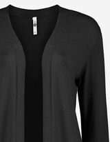 Dolga jopa - Viskozna me&scaron;anica - crna