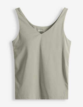 Majica bez rukava - Prozračno - tamno zelena