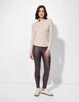 Pantaloni - Skinny Fit - Maro inchis