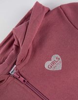 Jachetă sport - Imprimeu sclipici - Rosu inchis