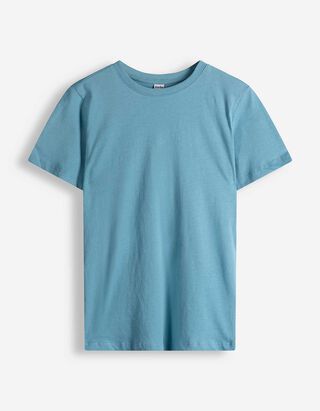 Tricou - Monocrom - Albastru deschis