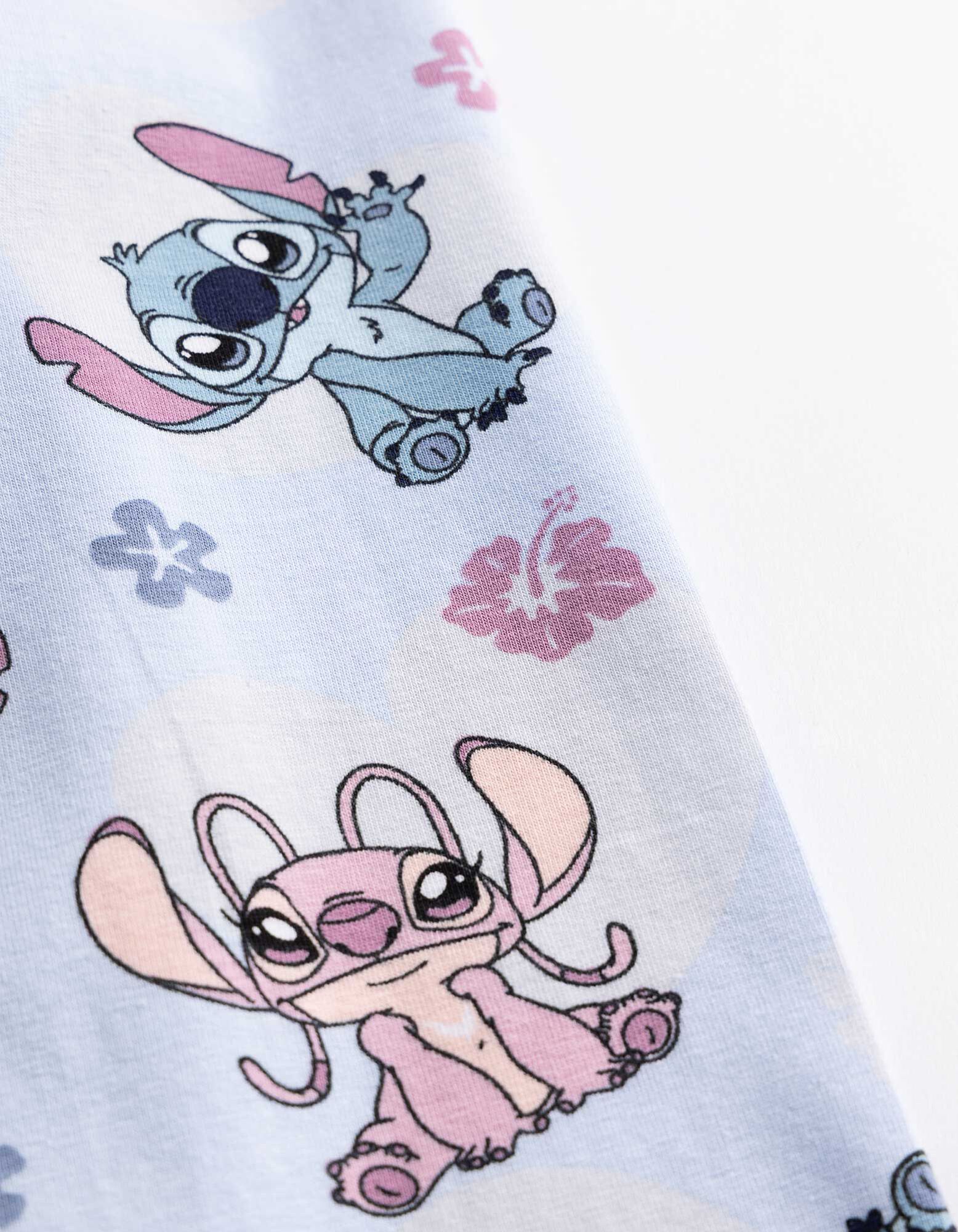 Leggings - Lilo & Stitch - Hellblau