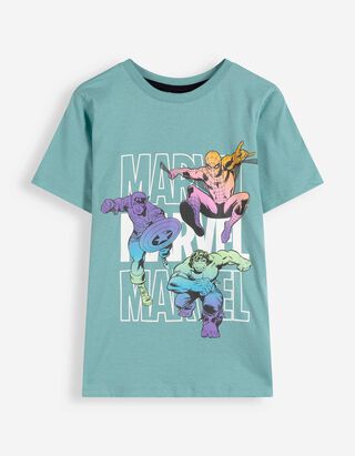 Shirt - Spiderman - Hellblau
