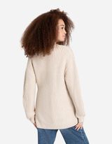 Kardiganas - Surišamas diržas - smelio spalvos