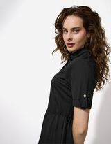 Bluza-haljina - crno