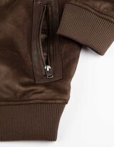 Jakna - kroj Regular Fit - temno rjava