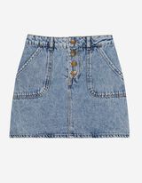 Denim rok - Verstelbare zoom - blauw