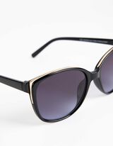 Sluneční brýle  - kulatý - cerná