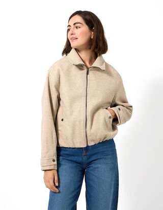 Blouson - Oversized fit - Beige