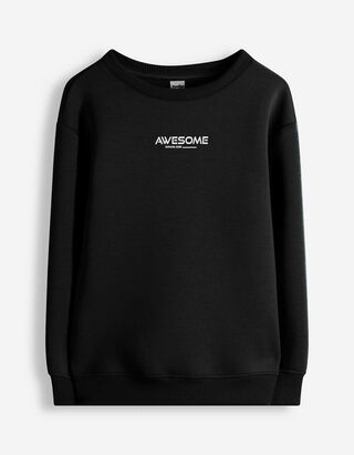 Sweatshirt - Duiken - zwart