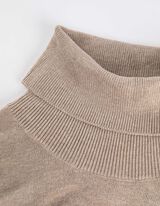 Maglia a manica lunga - Bottoni decorativi - beige