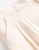 Hose - Wide Fit - wei&szlig;