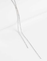 Collana - Pietre decorative - argento