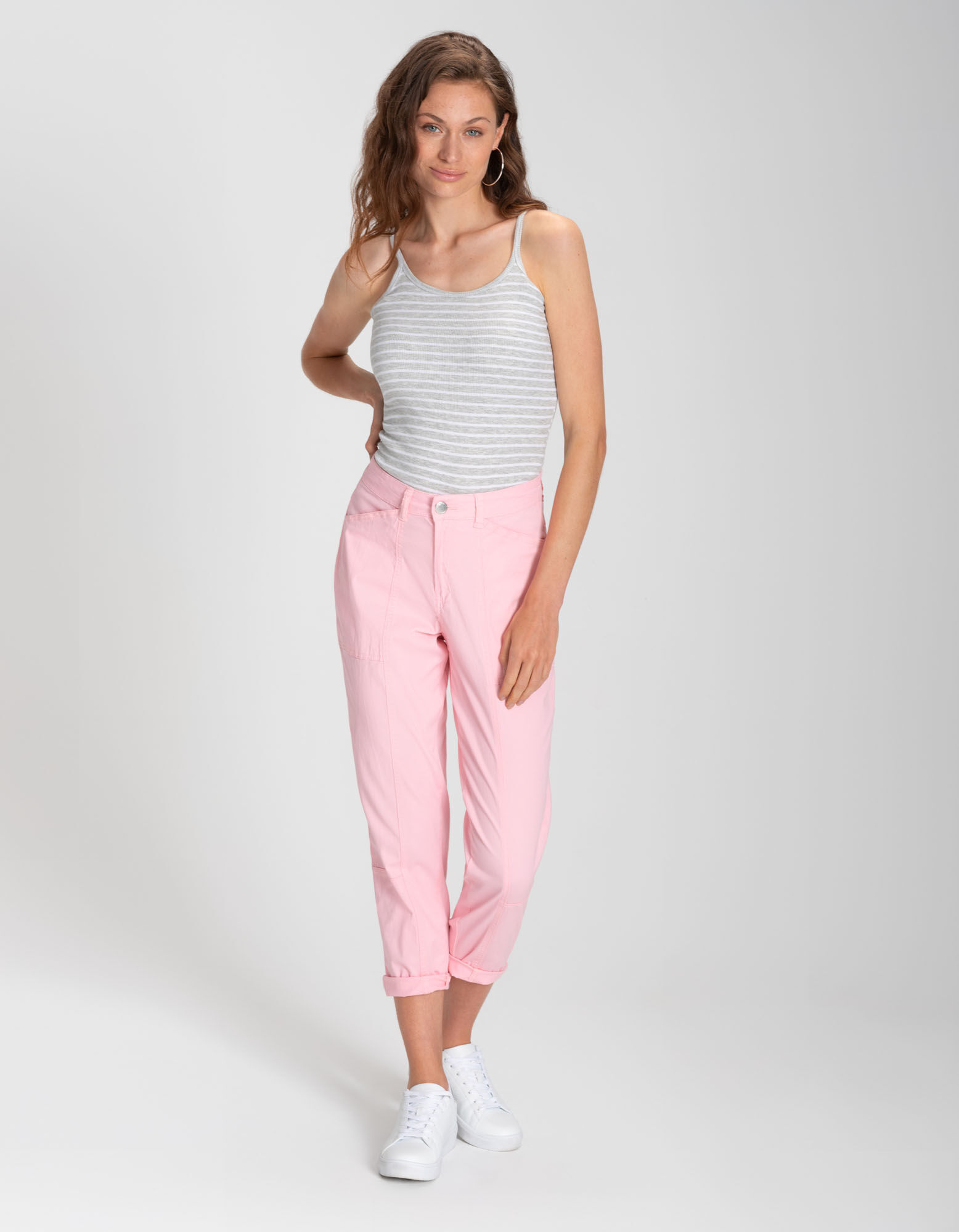 Pantalon chino - Coupe Slim Fit - Rose