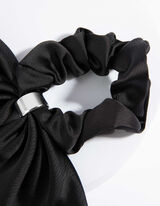 Ukras za kosu - Aplikacija s mašnom - crna