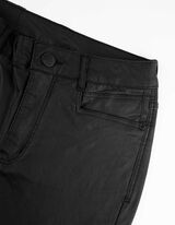 Hlače - Umjetna koža - crna