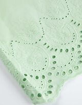 Blusa - Pizzo traforato - verde