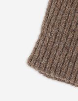 Čelenka - Žebrový úplet - hneda