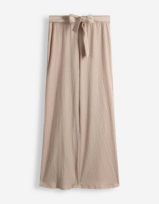 Hose - Bindeg&uuml;rtel - Beige