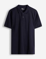 Poloshirt - einfarbig - dunkelblau