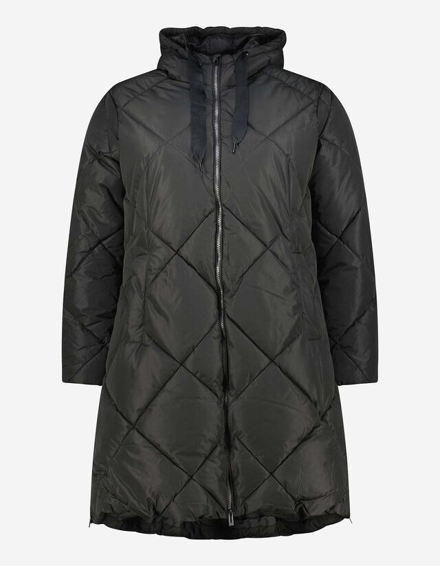 Cappotto - Zip - nero