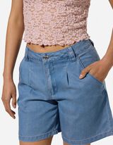Denim short - Regular fit - Lichtblauw