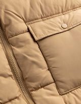 Lange Weste - Regular Fit - beige