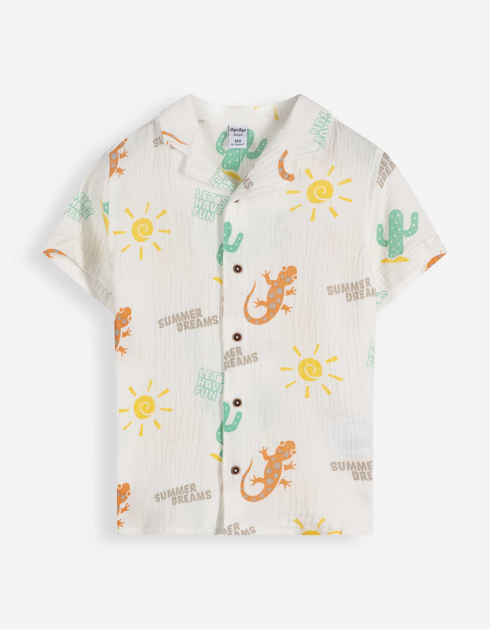 Chemise - Mousseline - blanc