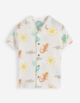 Chemise - Mousseline - blanc