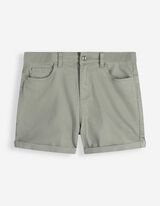 Shorts - Twill - dunkelgr&uuml;n