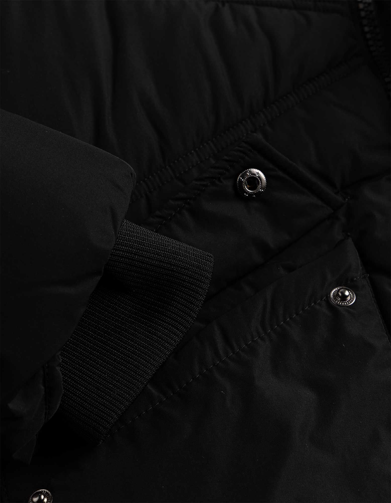 Cappotto trapuntato - Traspirante - Nero