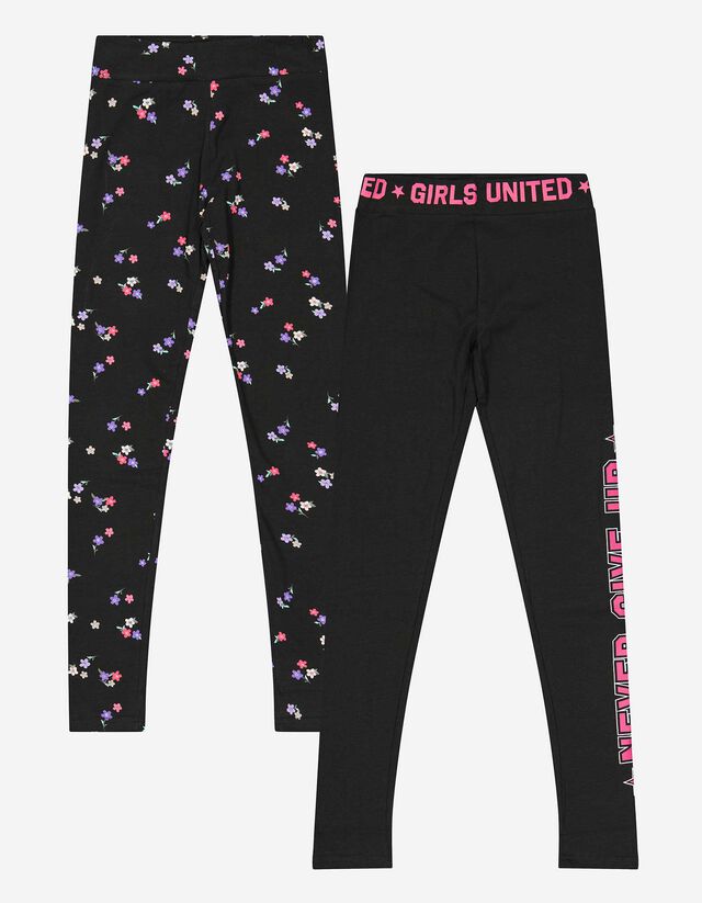 Mädchen Leggings - 2er-Pack