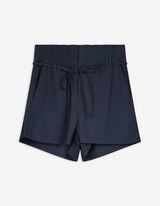 Short - Hoge taille - donkerblauw