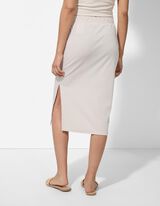 Rock - Rippenstruktur - weiß