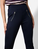 spodnie - Rozkloszowany krój - ciemny niebieski