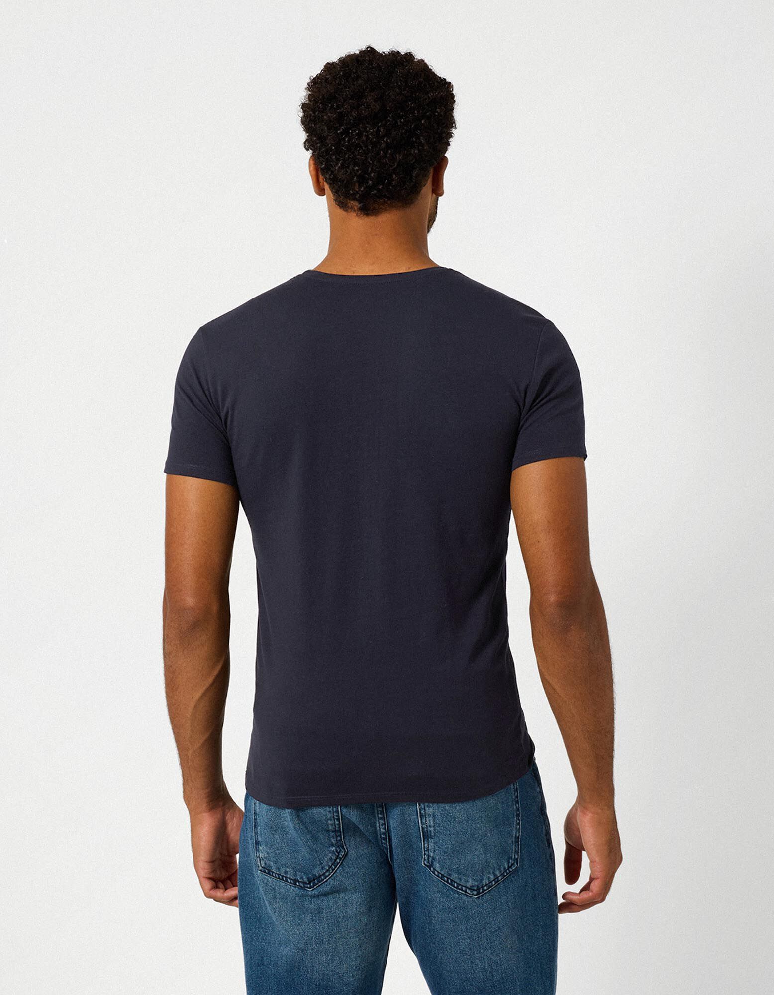 T-Shirt - Stretchanteil - blau